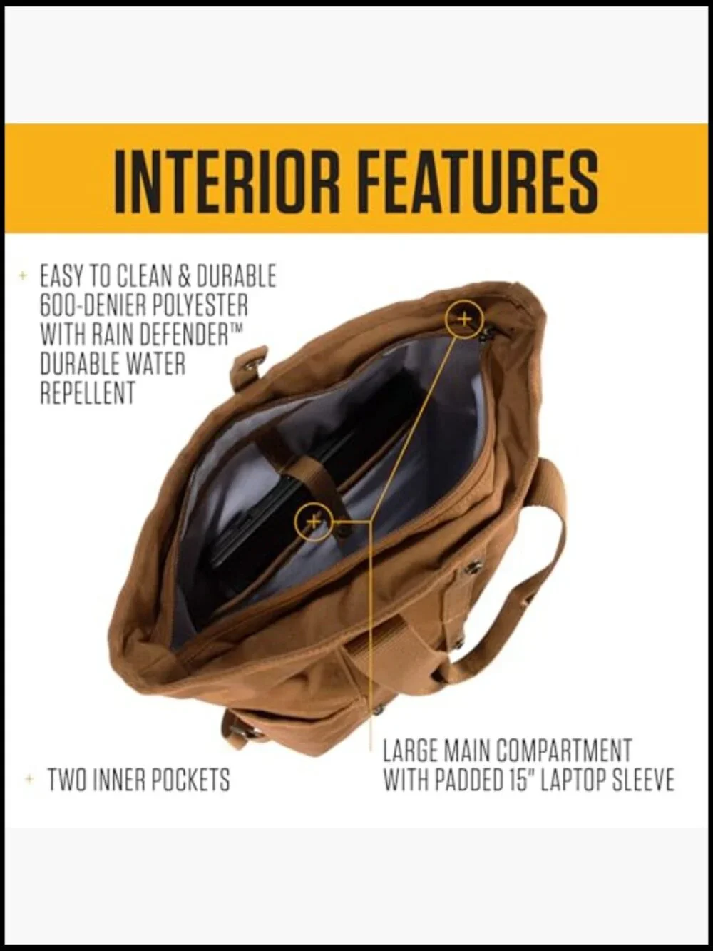 Convertible Backpack Tote Heavy Duty Water Resistant Laptop Bag Adjustable